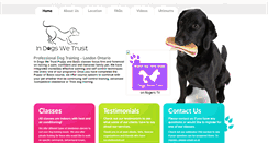 Desktop Screenshot of indogswetrust.ca