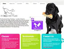 Tablet Screenshot of indogswetrust.ca